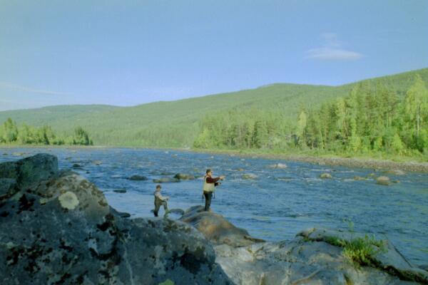 Klicka fr Fly fishing in Norway bilder