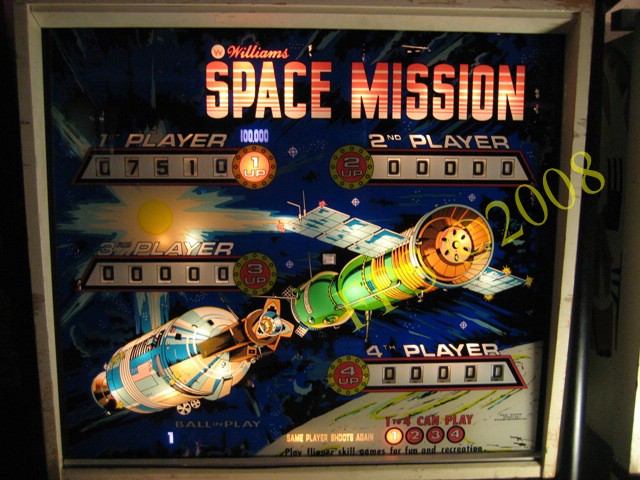 space mission pinball slideshow